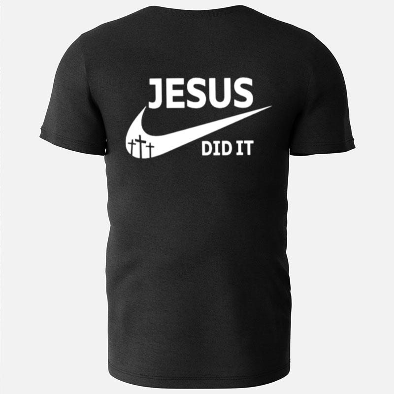 Andrew Prue Wearing Jesus Did It T-Shirts