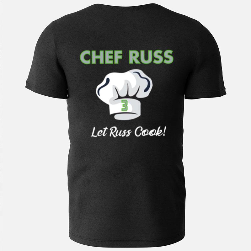 Chef Russ Let Russ Cook Football Player Russell Wilson T-Shirts
