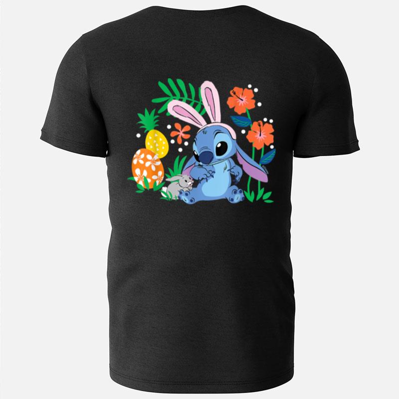 Disney Lilo & Stitch With Easter Bunny T-Shirts