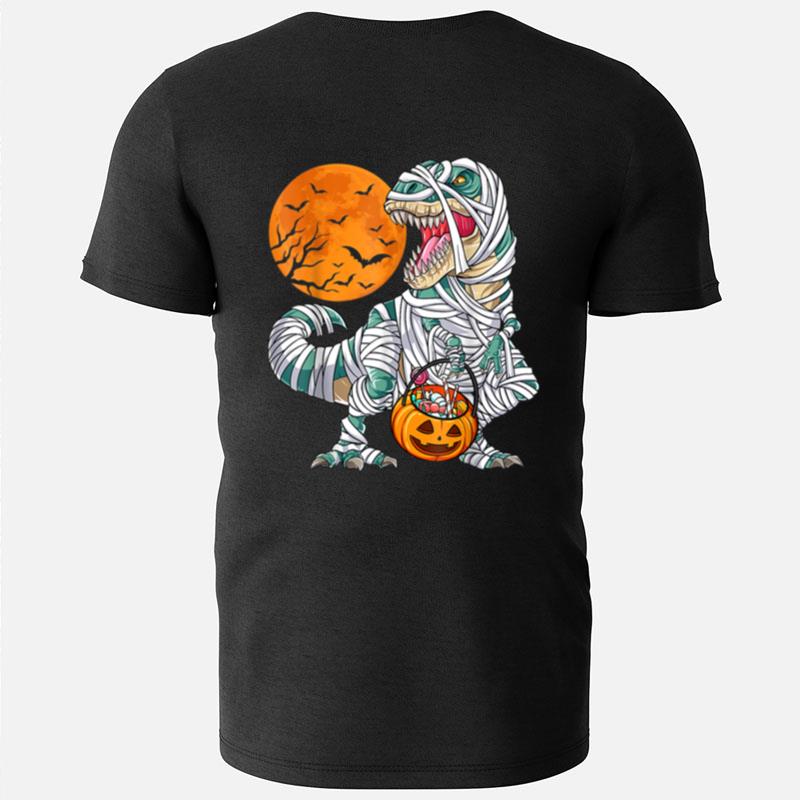 Halloween For Boys Men Dinosaur Rex Mummy Pumpkin T-Shirts