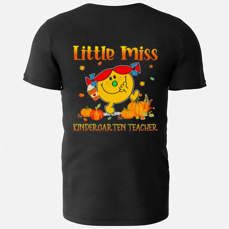 Little Miss Kindergarten Teacher Thanksgiving T-Shirts