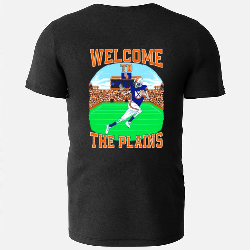 Skeleton Welcome To The Plains Pocke T-Shirts