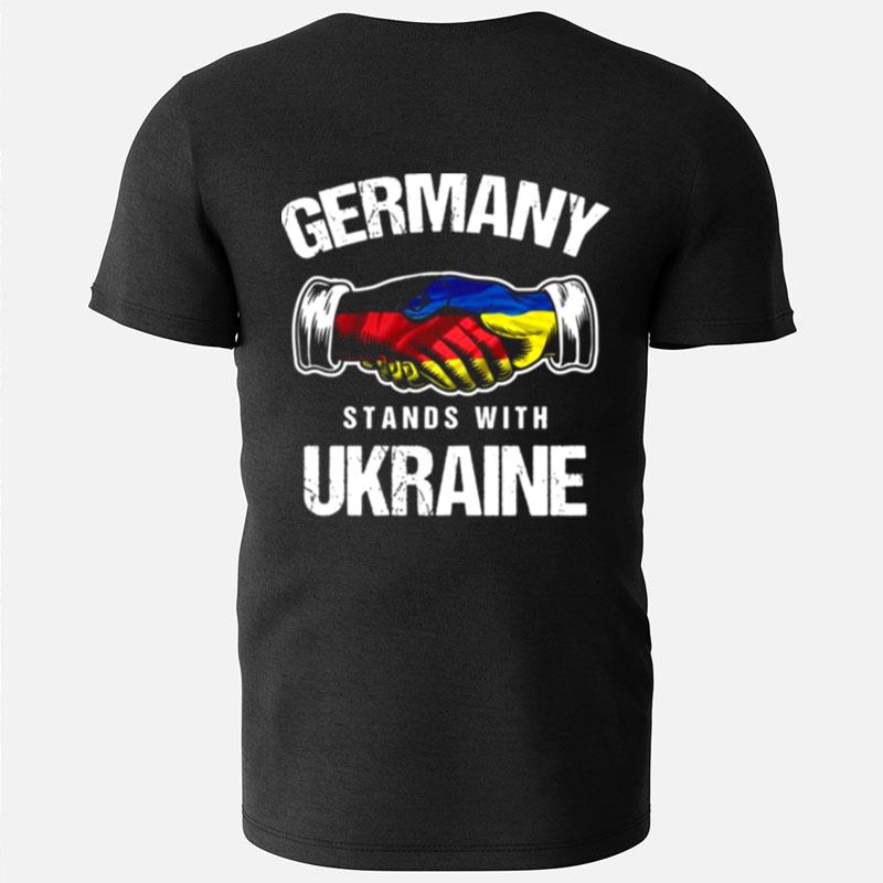 Stands With Ukraine Ukrainian Flag German Political T-Shirts
