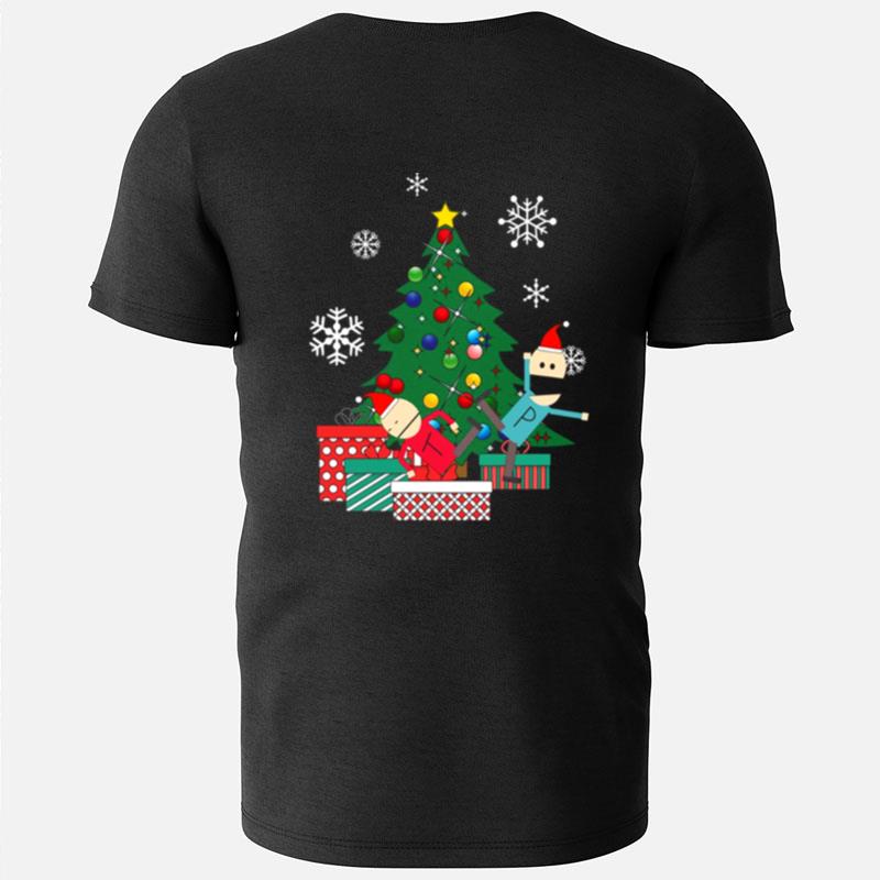 Terrance And Phillip Around The Christmas Tree South Park T-Shirts