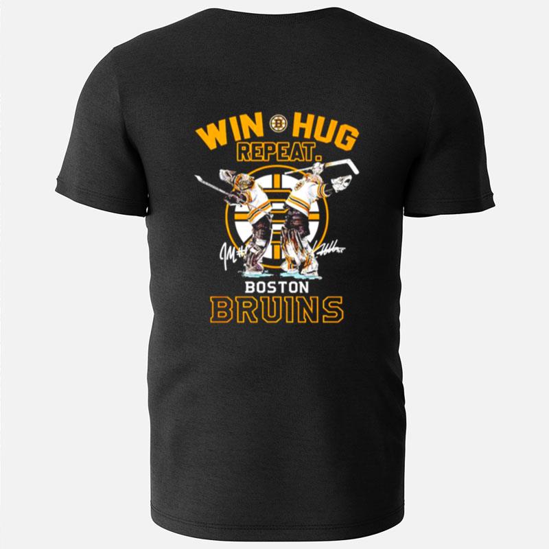 Win Hug Repeat Boston Bruins Signature T-Shirts