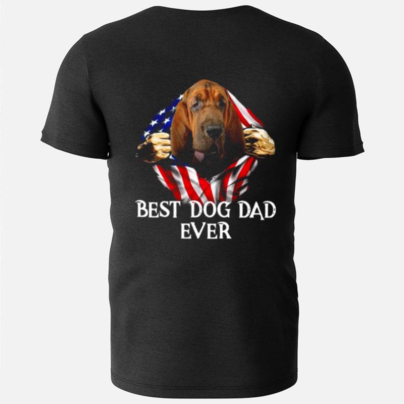 American Flag Dog Best Dog Dad Ever T-Shirts