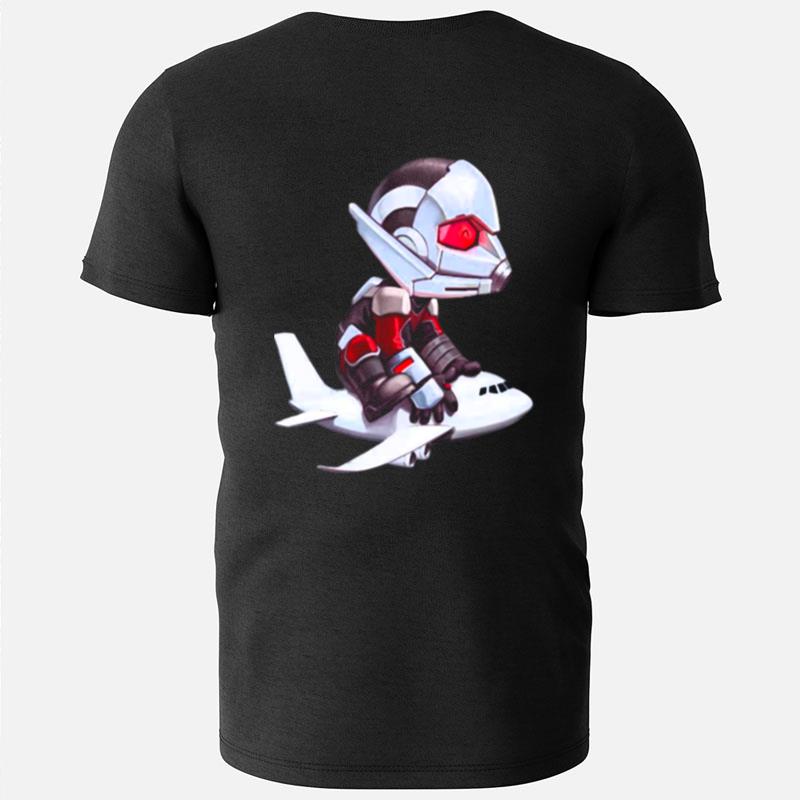 Ant Man Riding Plane Marvel Quantumania T-Shirts