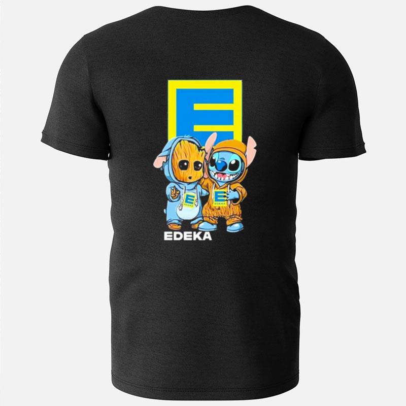 Baby Groot And Baby Stitch Edeka T-Shirts
