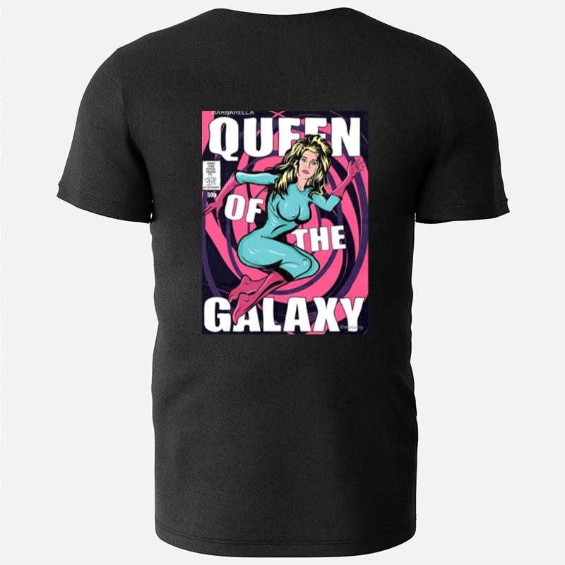 Cartoon Style Jane Fonda Queen Of The Galaxy T-Shirts