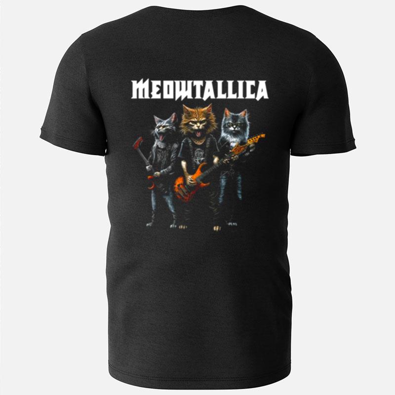 Cat Rock Band Meowtallica T-Shirts