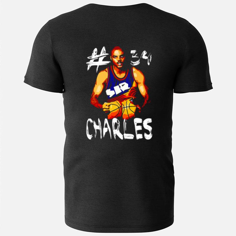 Charles Barkley Professional Basketball Player Phoenix Suns T-Shirts