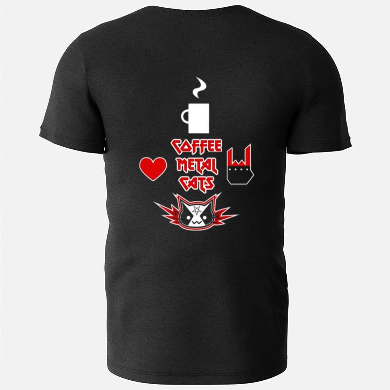 Coffee Metal Cats Equal Love T-Shirts