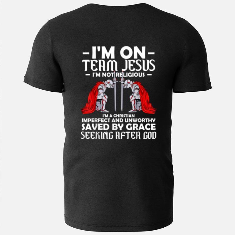 Crusader Knight Templar On Team Jesus But Not Religious T-Shirts