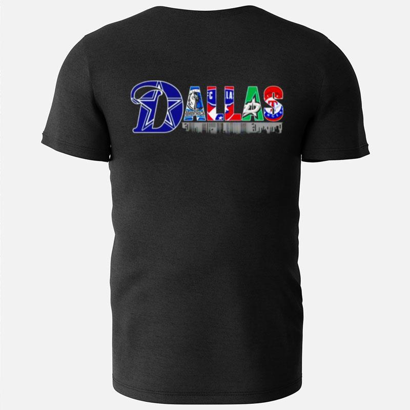 Dallas Sports Teams City Skyline T-Shirts