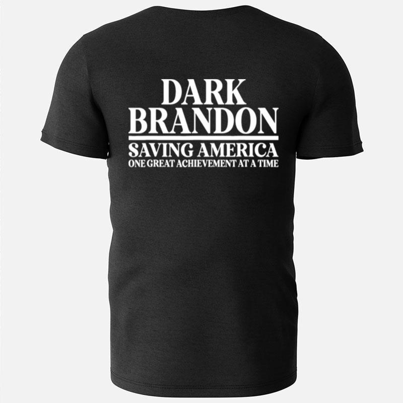 Dark Brandon Biden Saving America Flag Political T-Shirts