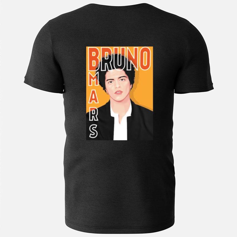Digital Portrait Of Bruno Mars Singer T-Shirts