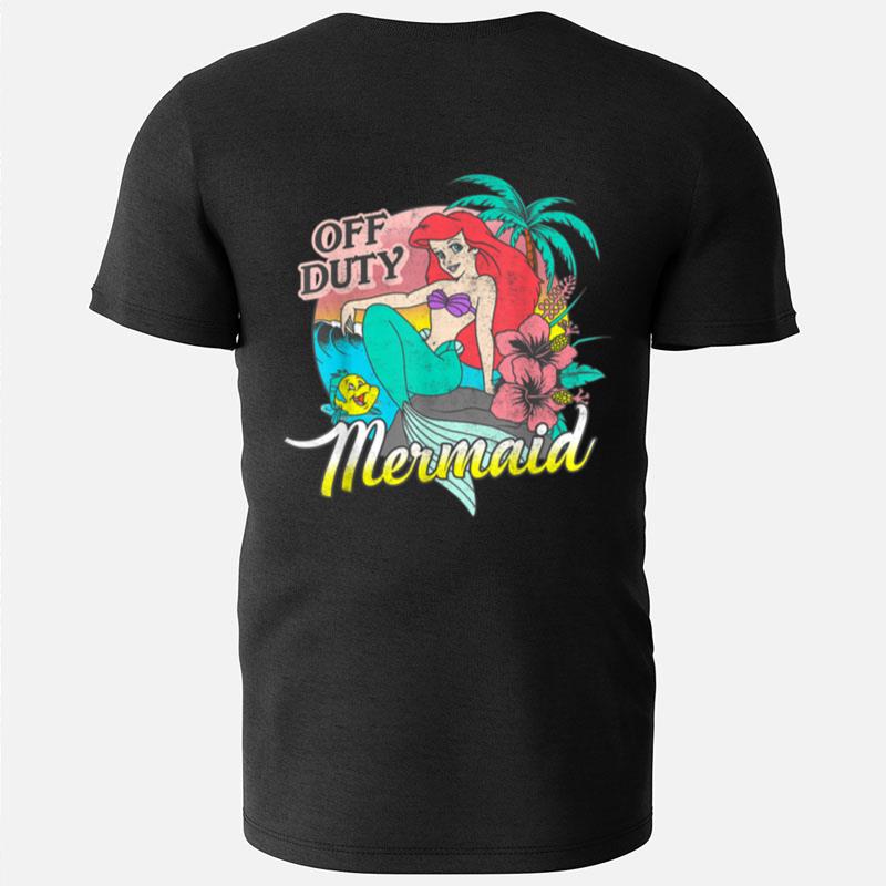 Disney Little Mermaid Ariel Off Duty Vintage Portrait T-Shirts
