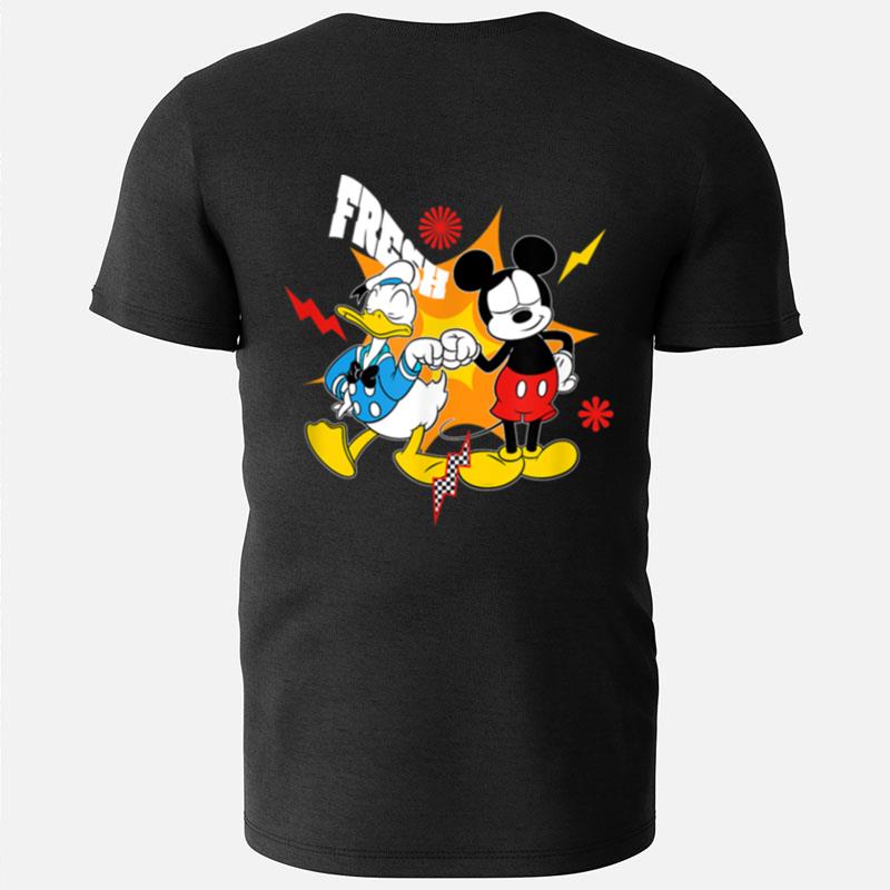 Disney Mickey Friends Mickey Mouse And Donald Duck Fresh T-Shirts
