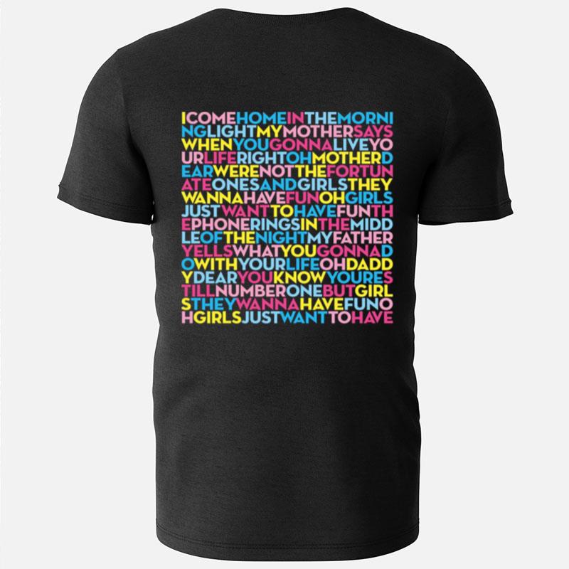 Girls Just Want To Have Fun Cyndi Lauper V 3 T-Shirts