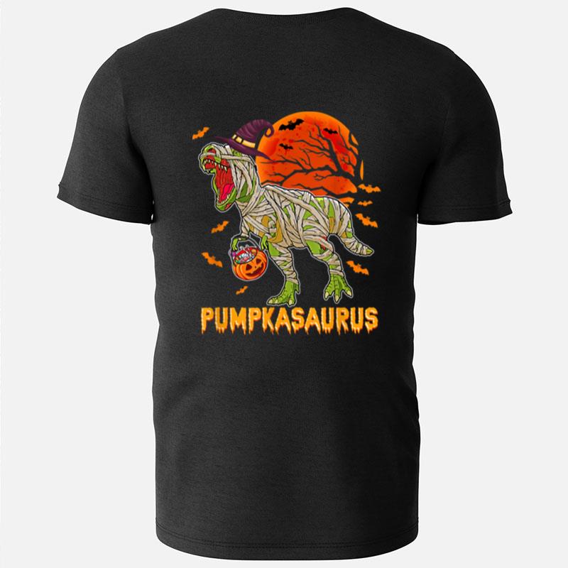 Halloween For Boys Kids Pumpkasaurus Dinosaur Pumpkin T-Shirts