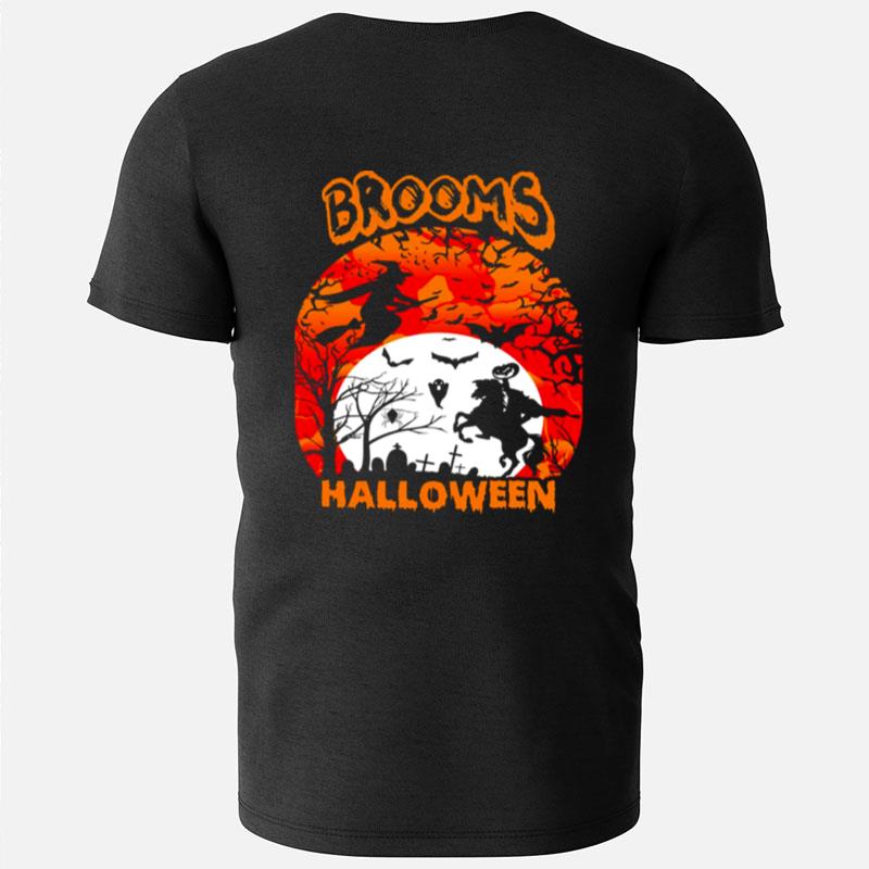 Halloween Witches And Brooms Halloween Horror Nights T-Shirts