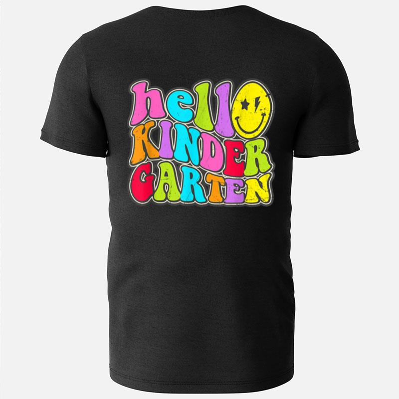 Hello Kindergarten Team Kinder Back To School Teacher Kids T-Shirts