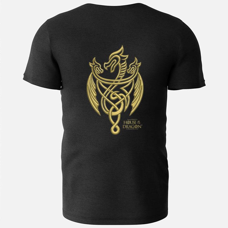 House Of The Dragon Gold Dragon Insignia T-Shirts