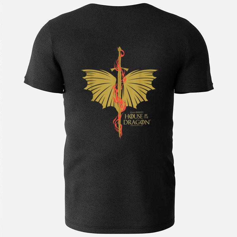House Of The Dragon Sword With Wings T-Shirts