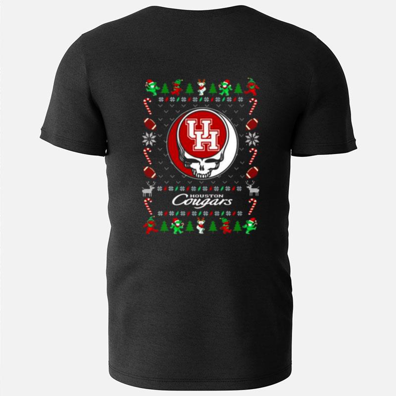 Houston Cougars Grateful Dead Ugly Christmas T-Shirts