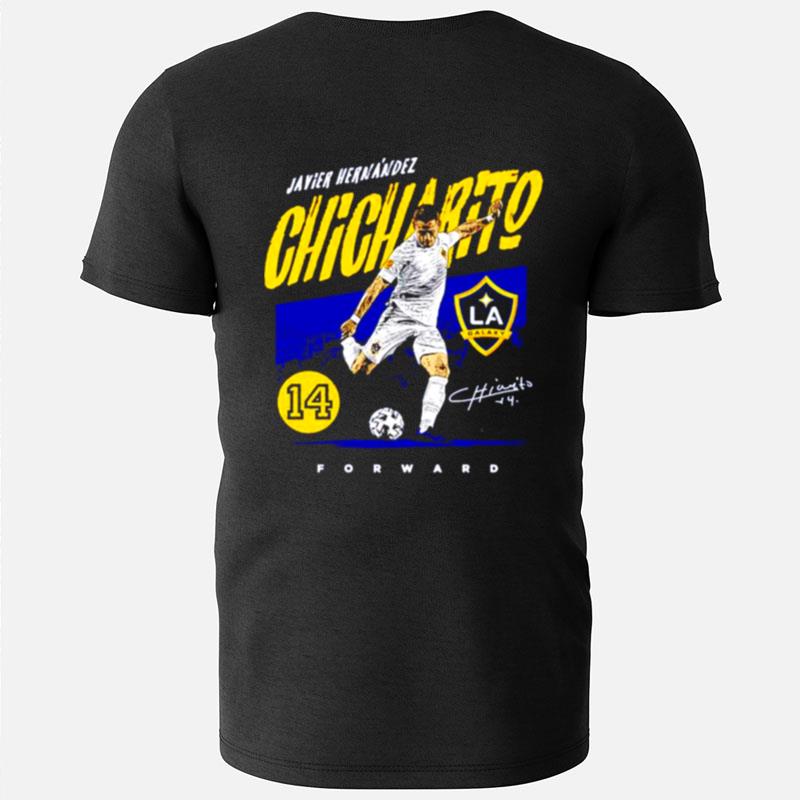 Javier Hernandez Chicharito La Galaxy Grunge Signature T-Shirts