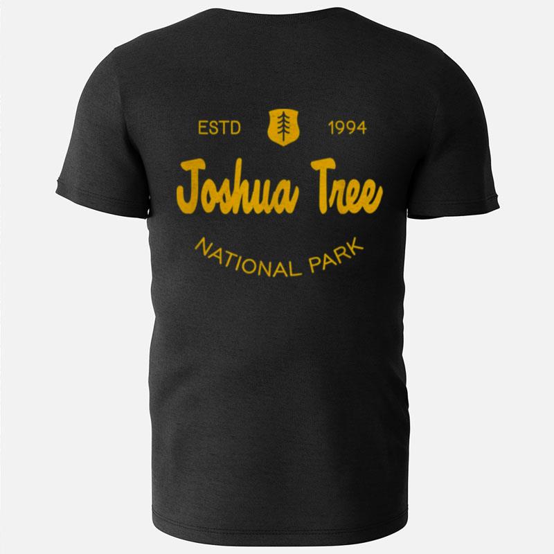 Joshua Tree National Park Classic Script Style Text T-Shirts