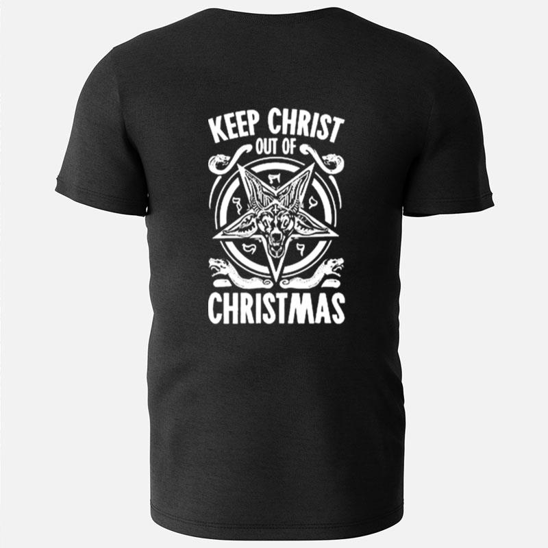 Keep Christ Out Of Christmas Baphome T-Shirts