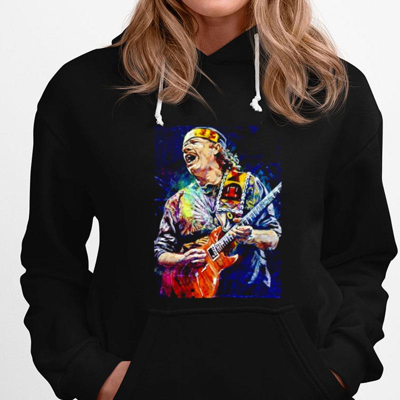 Legend Santana Watercolor Art Carlos Santana T-Shirts