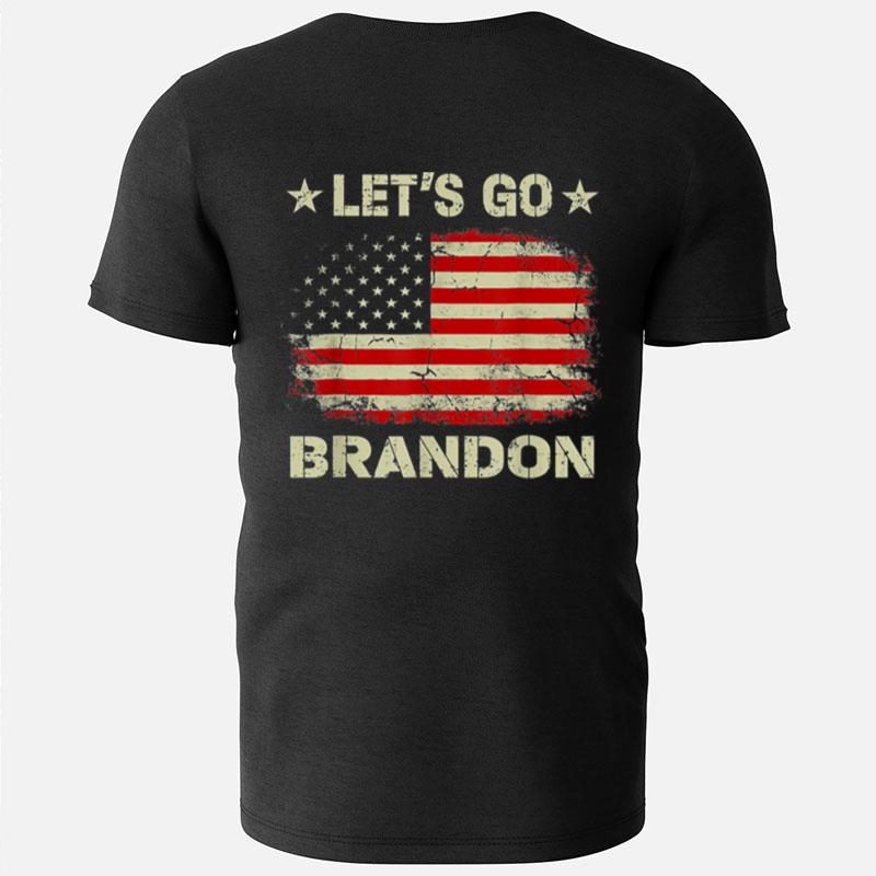 Lets Go Brandon American Flag Impeach Biden T-Shirts