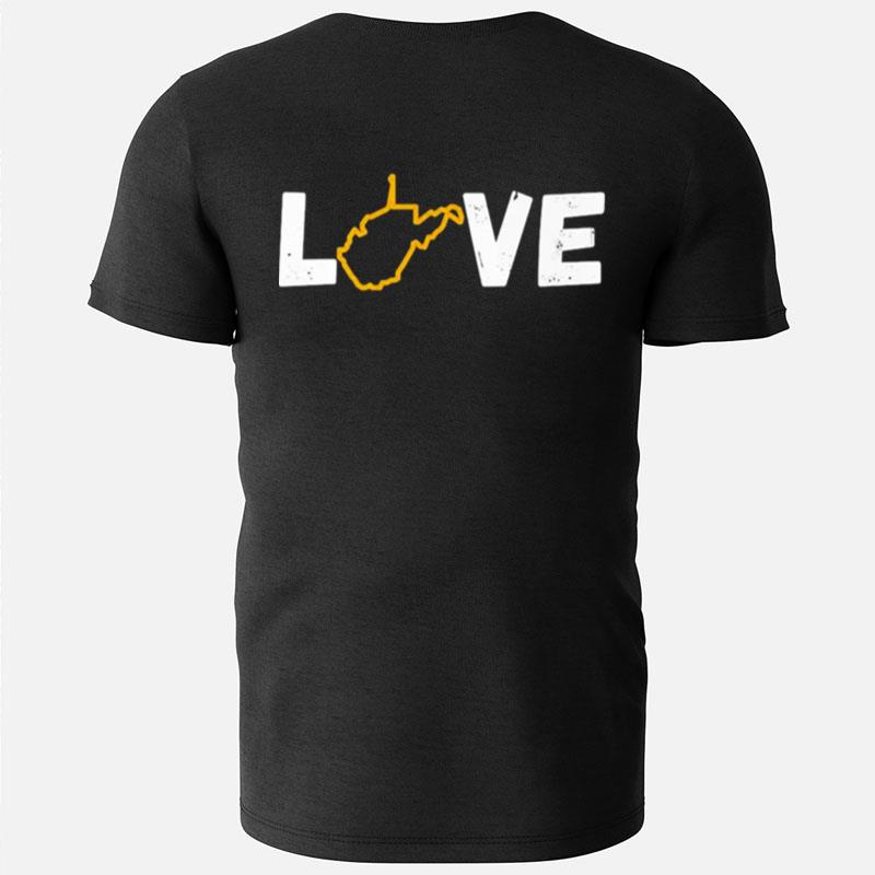 Love West Virginia Map T-Shirts