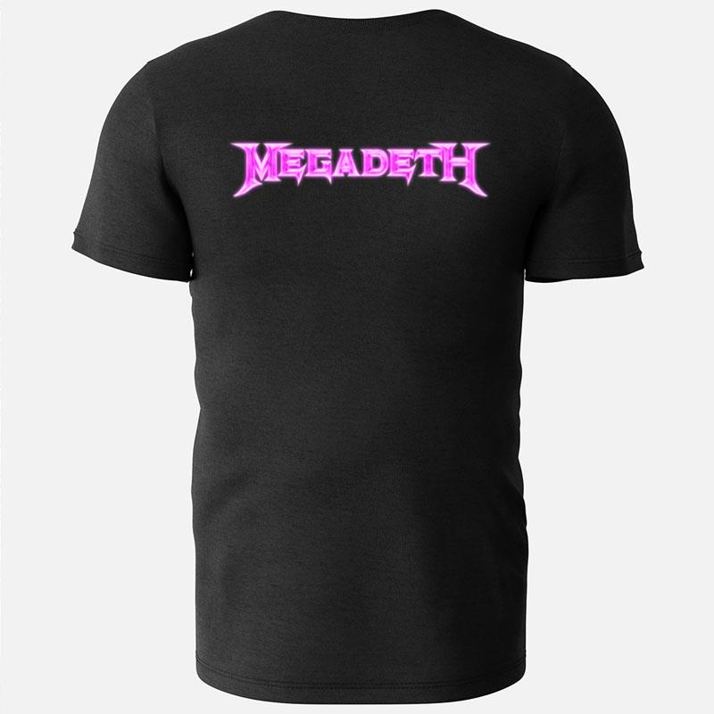 Megadeth Neon Pink Logo T-Shirts