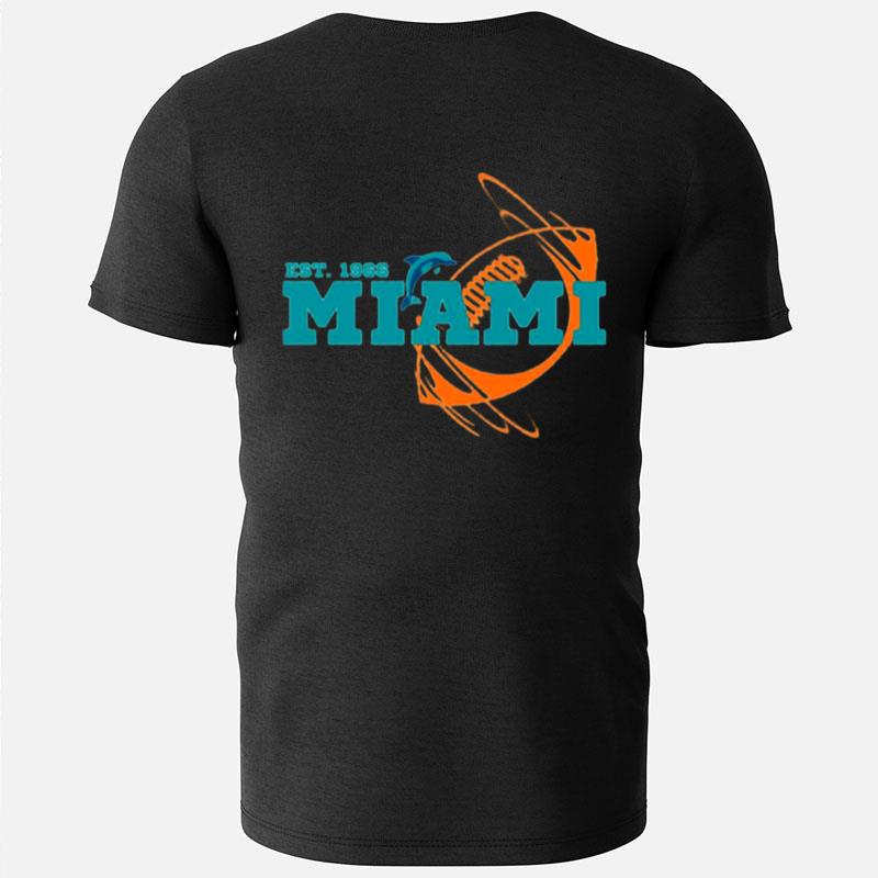 Miami Est 1966 Football Iconic Logo T-Shirts
