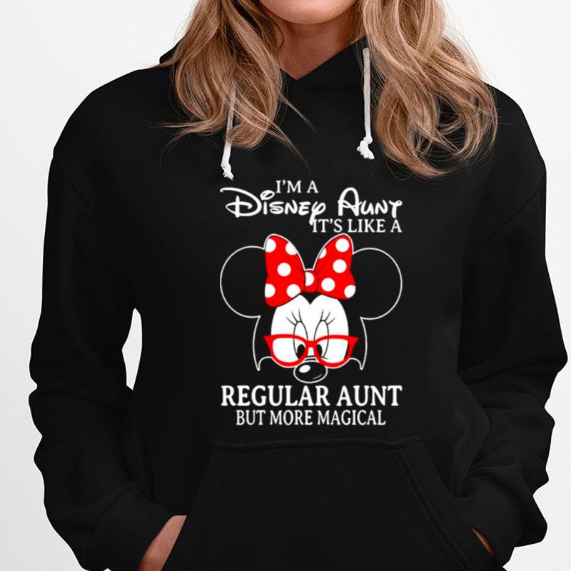 Minnie Mouse I'm A Disney Aunt It's Like A Regular Aunt But More Magical T-Shirts