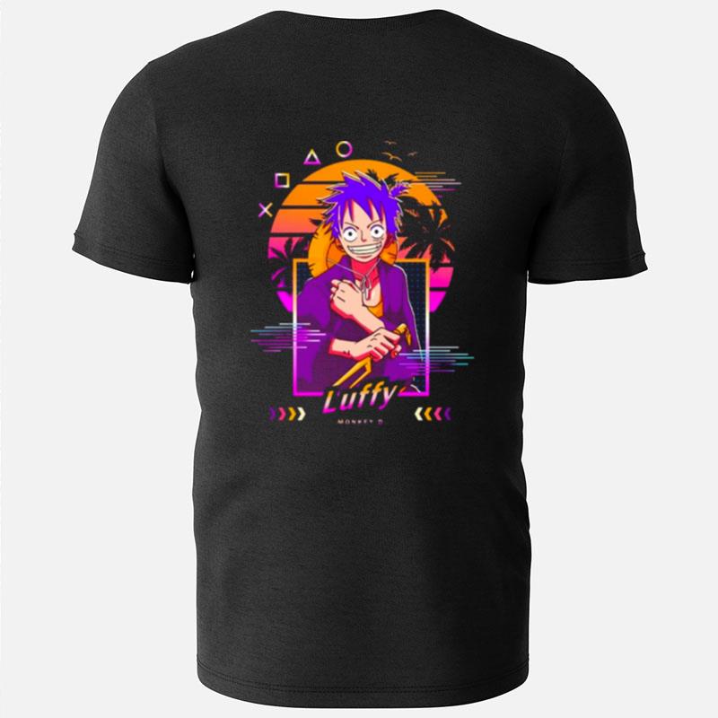 Neon Luffy Gear 5 One Piece T-Shirts