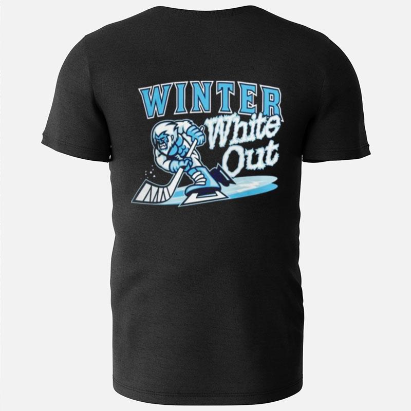 Nhl Winter Whiteout Defender Hockey T-Shirts
