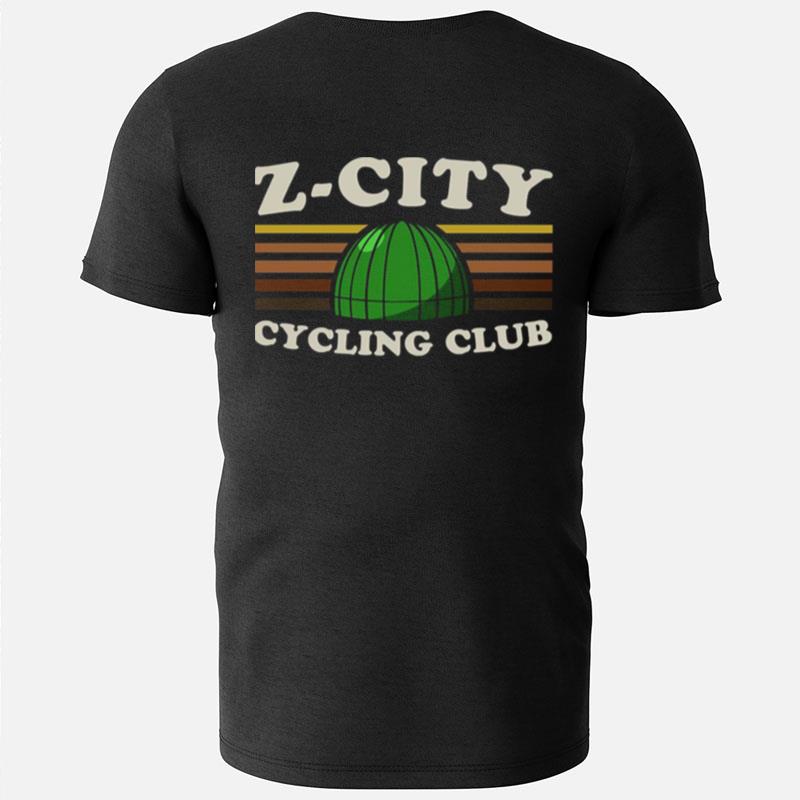 Pedal Hard To Avoid Monsters Z City Cycling Club T-Shirts