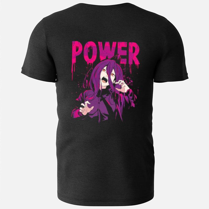 Power Devil Hunter Meowy Girl Chainsaw Man T-Shirts