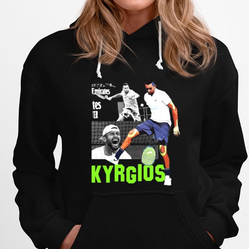 Pro Tennis Player Nick Kyrgios Retro T-Shirts