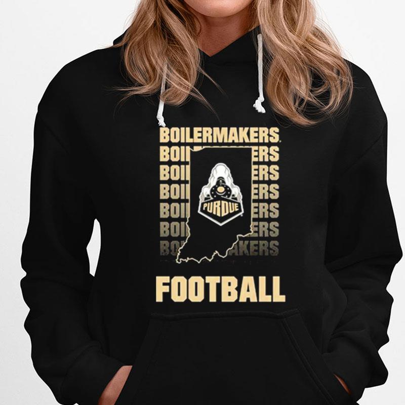 Purdue Football Wordmark Repeat T-Shirts