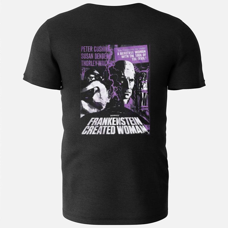 Purple Frankenstein Created Woman Hammer Films Movies Tv Shows Sirt T-Shirts