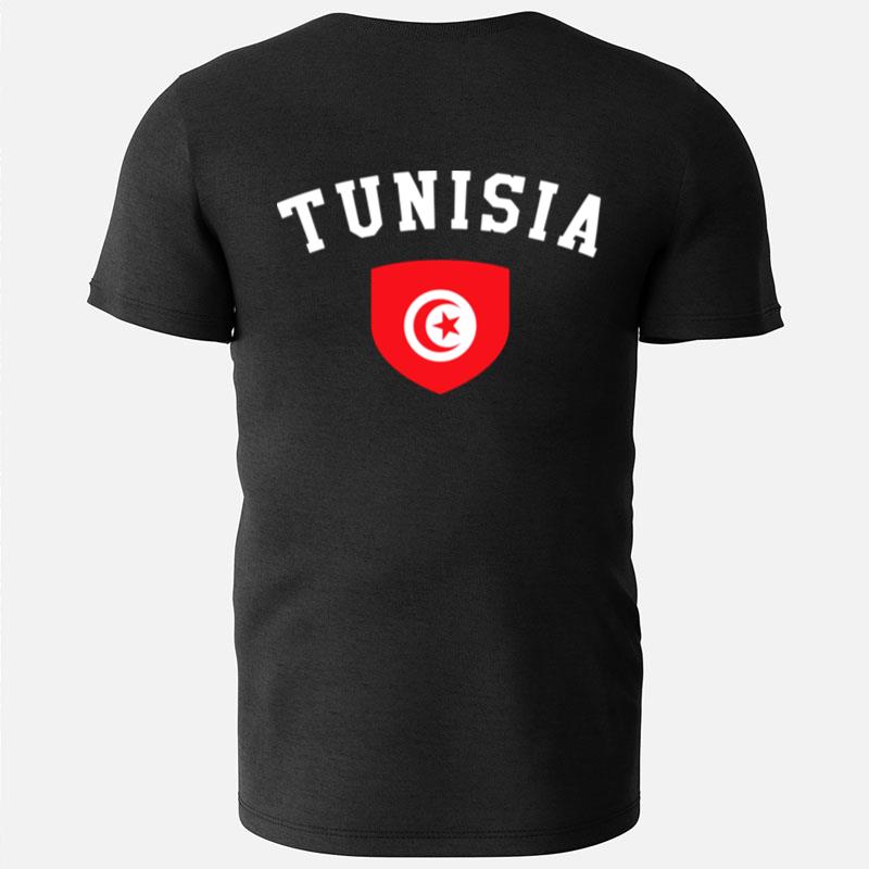 Red Logo Tunisia Supporters T-Shirts