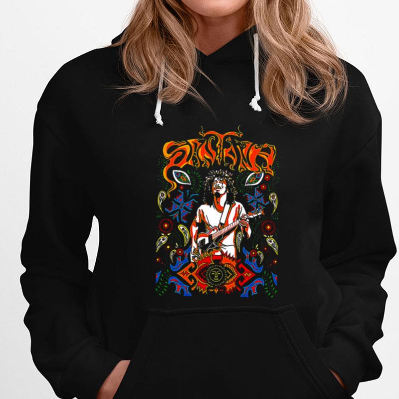 Retro Art Guitarist Legend Popular Carlos Santana T-Shirts