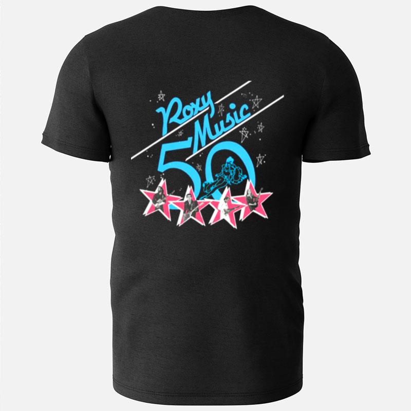 Retro Roxy Music Rock Band Art Tour Logo T-Shirts