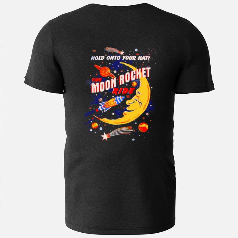 Rocket Moon Ride Vintage T-Shirts
