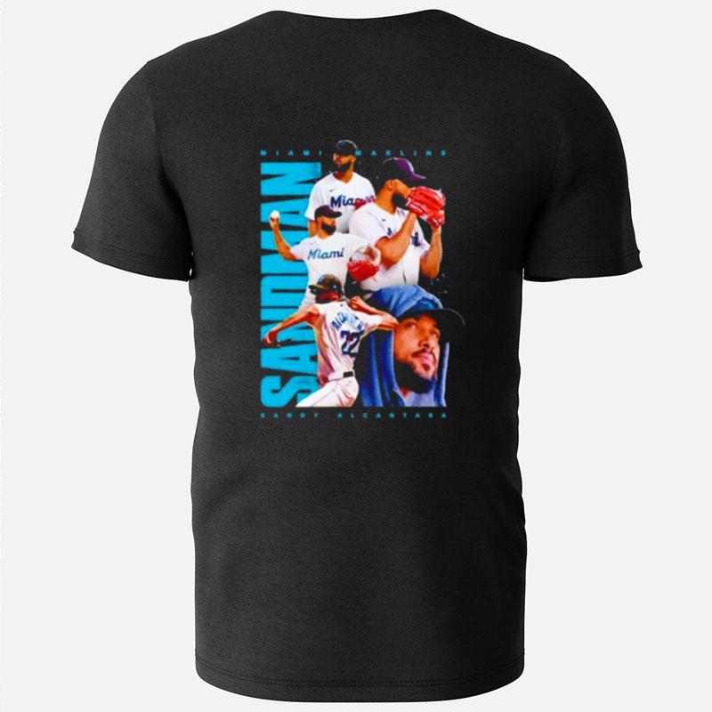 Sandy Alcantara Miami Marlins Football Player T-Shirts